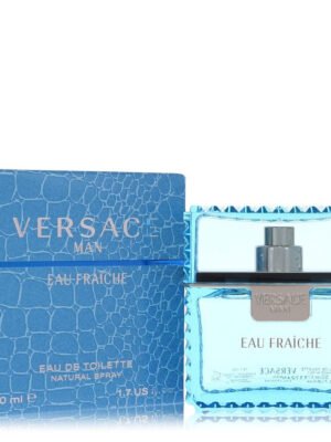 Versace Man by Versace Eau Fraiche Eau De Toilette Spray (Blue) 1.7 oz