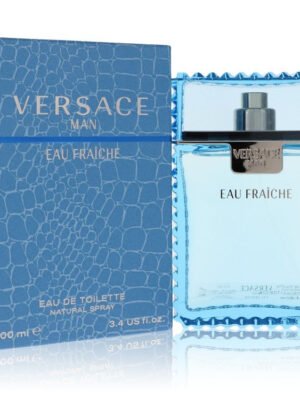 Versace Man by Versace Eau Fraiche Eau De Toilette Spray (Blue) 3.4 oz