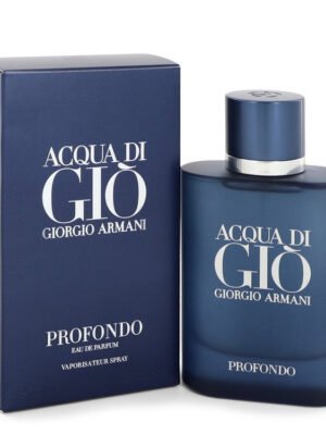 Acqua Di Gio Profondo by Giorgio Armani Eau De Parfum Spray 2.5 oz