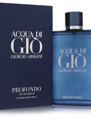 Acqua Di Gio Profondo by Giorgio Armani Eau De Parfum Spray 6.7 oz